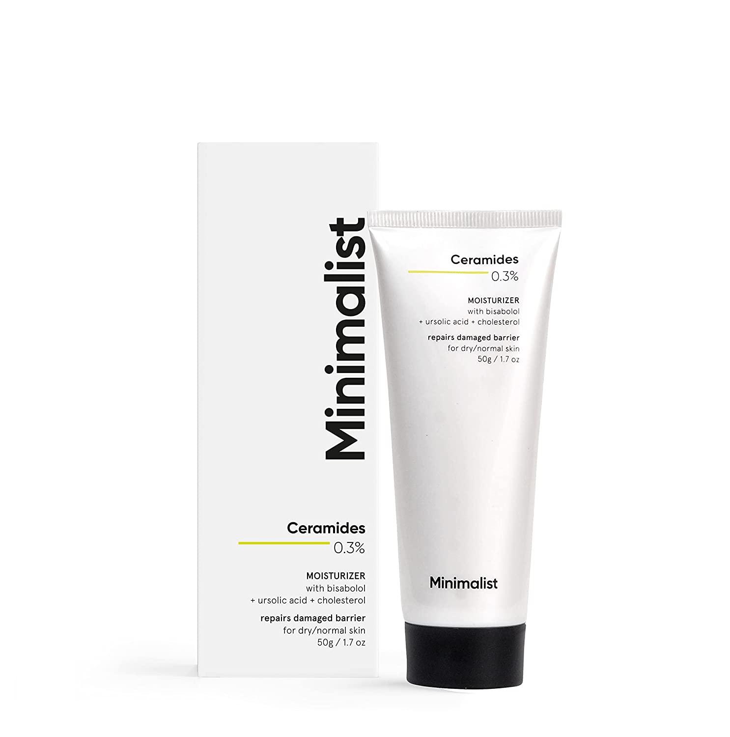 Minimalist Ceramides Moisturizer For Dry Skin 50g
