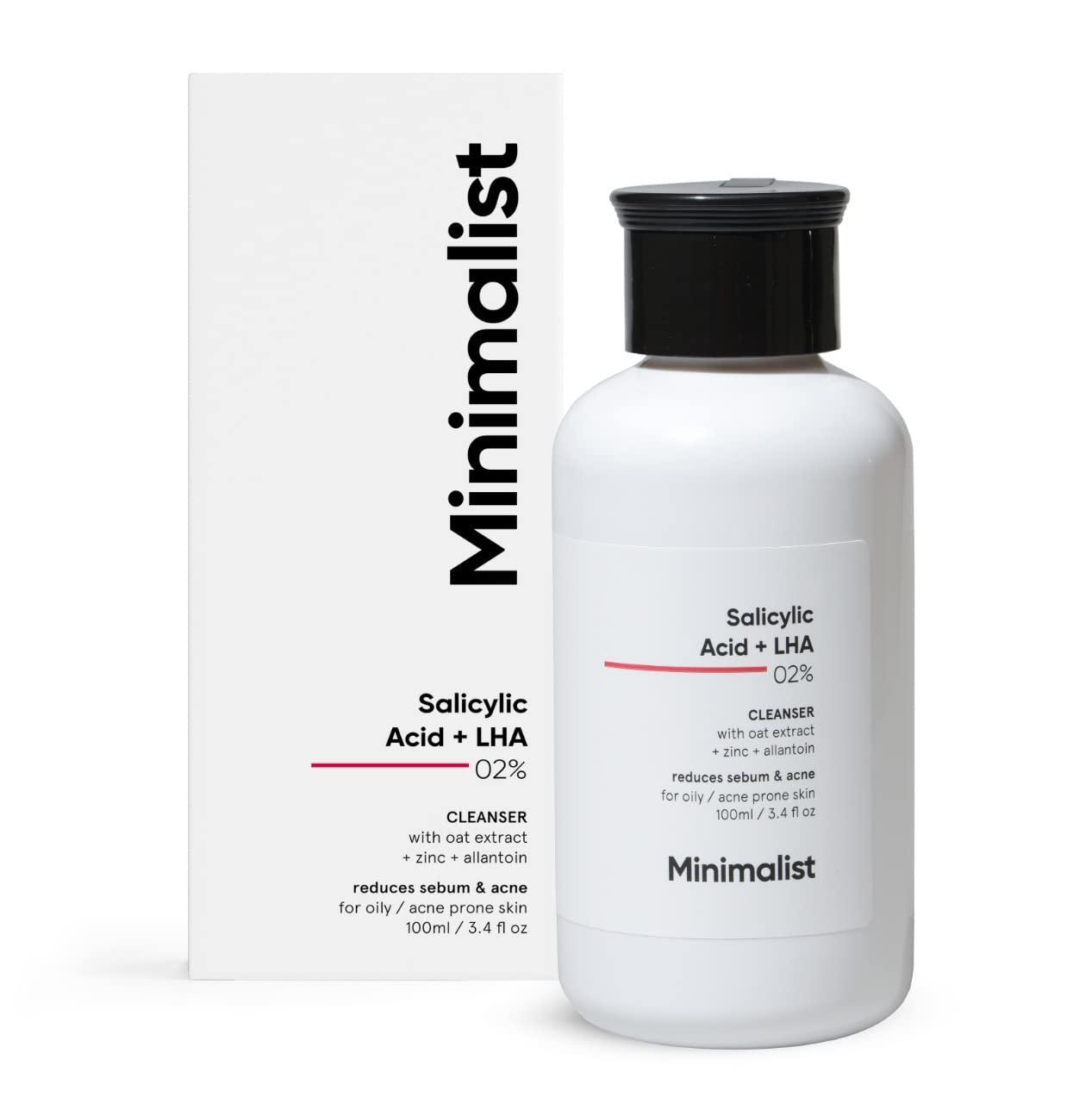 Minimalist Salicylic Acid + LHA 02% Cleanser