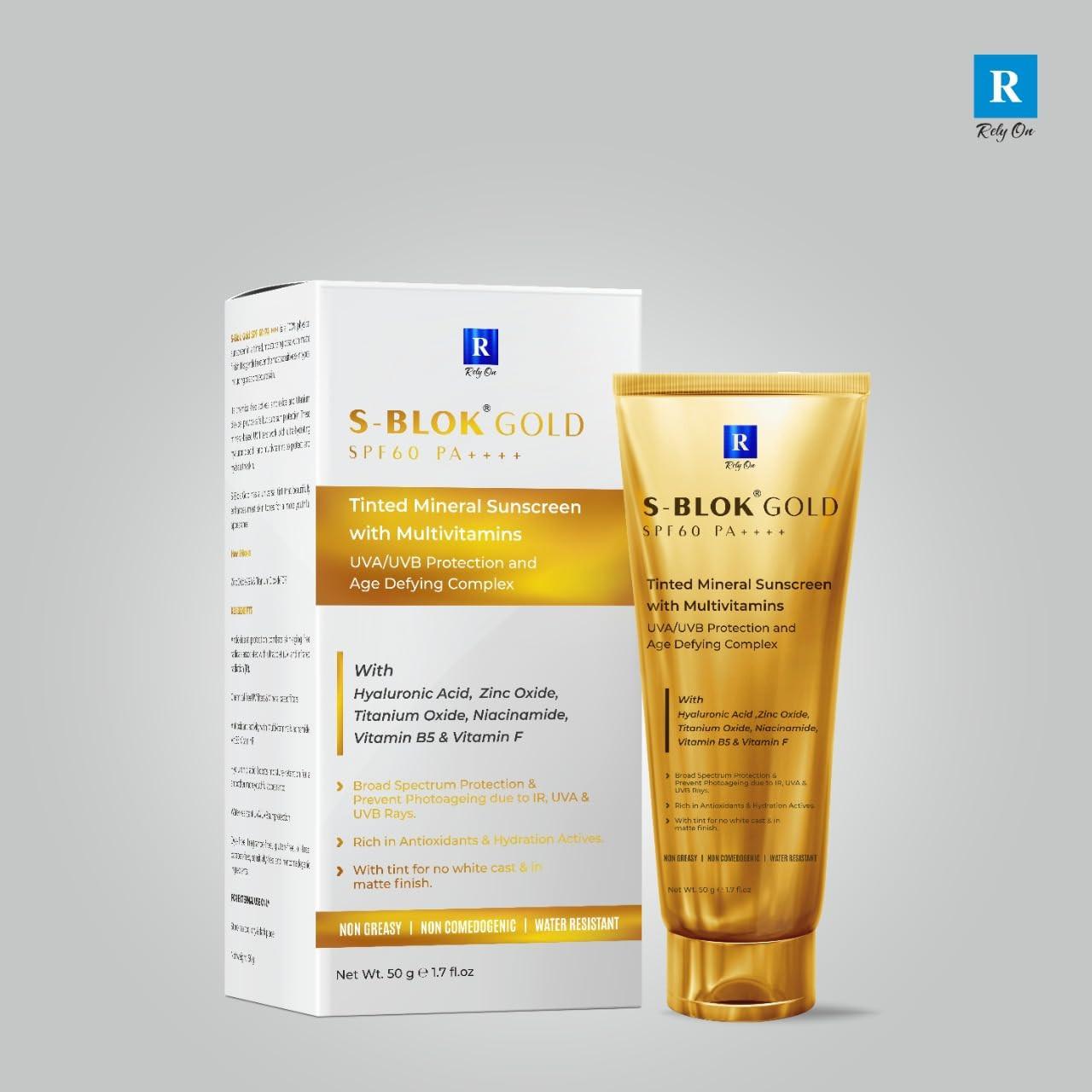 S-Blok Gold Spf 60 Pa++++