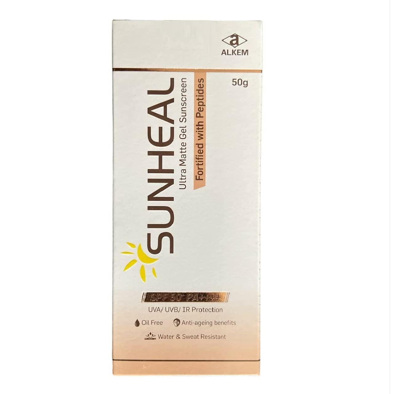 Sunheal Ultra Matte Gel Sunscreen Spf50+
