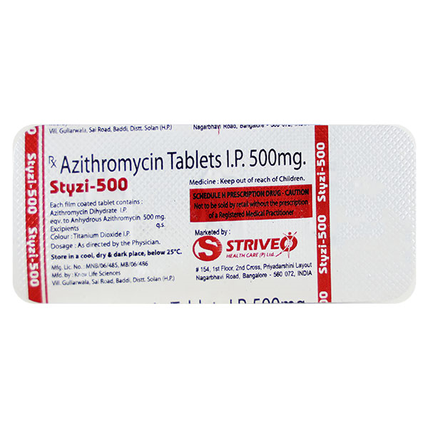 Styzi 500mg Tablets