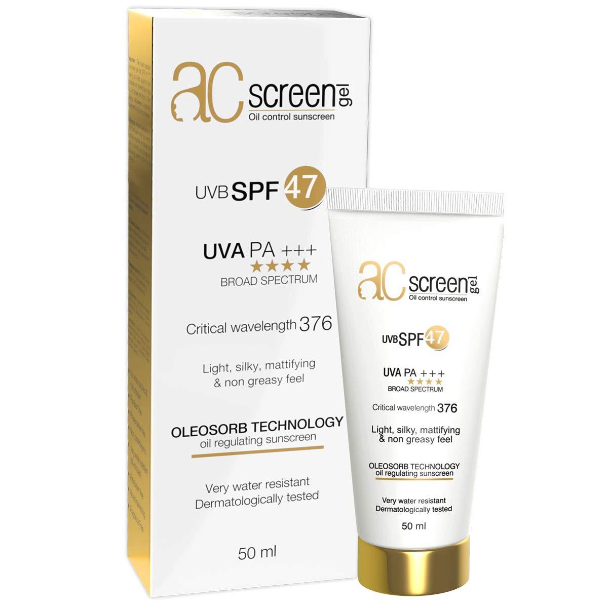 Acscreen Oil Control Sunscreen Gel Spf 47