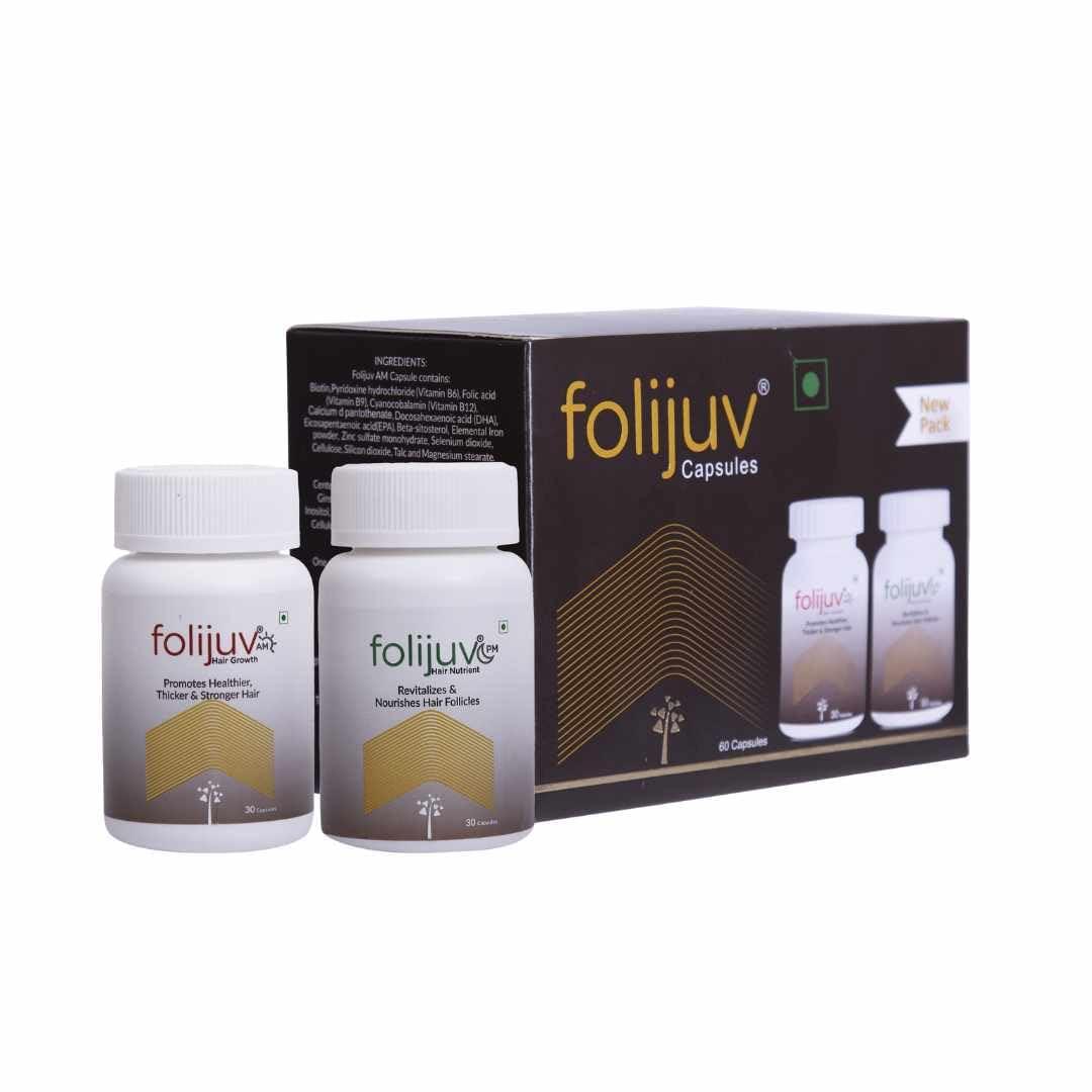 Folijuv Hair Growth And Hair Nutrients Capsule