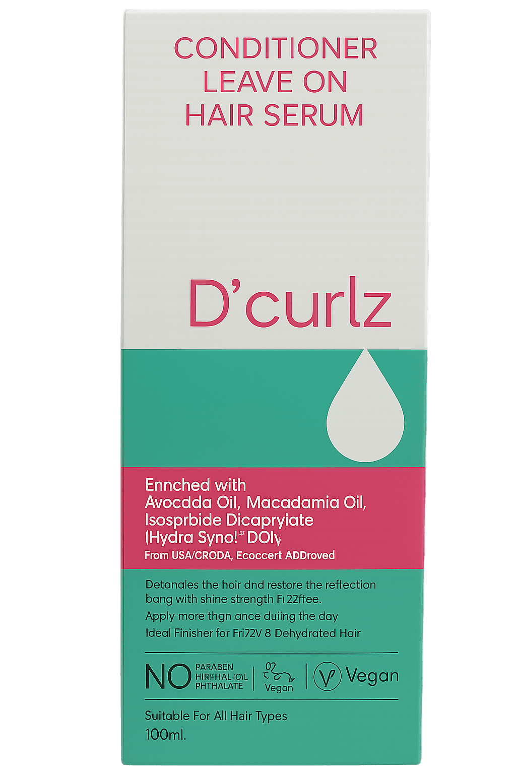 D'Curlz Conditioner Leave On Serum
