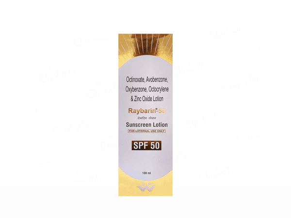 Raybarin 50 Sunscreen Lotion SPF 50