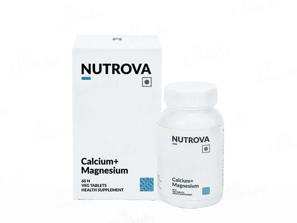 Nutrova Calcium + Magnesium Health Supplement Tablet