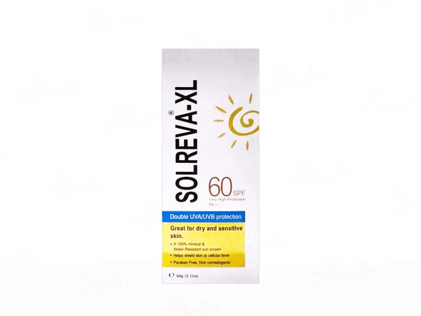 Solreva XL Physical Sunscreen SPF 60 PA+++