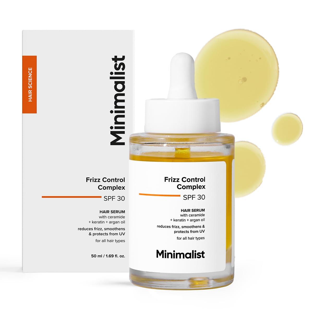 Minimalist Frizz Control Complex SPF 30 Hair Serum