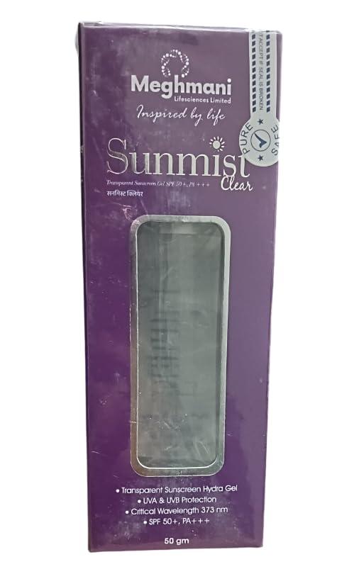 Sunmist Clear Sunscreen Gel Spf 50+