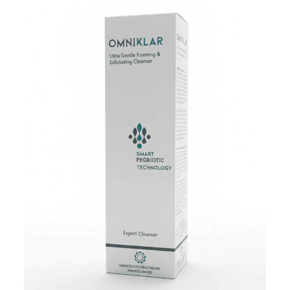 Omniklar Ultra Gentle Foaming And Exfoliating Cleanser