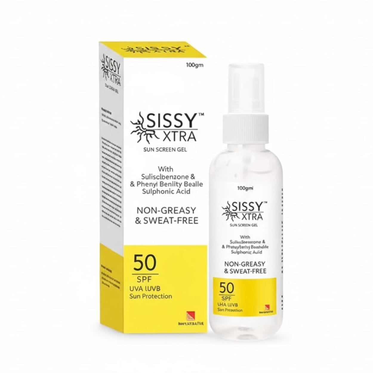 Sissy Xtra Spf 50 Sunscreen Gel