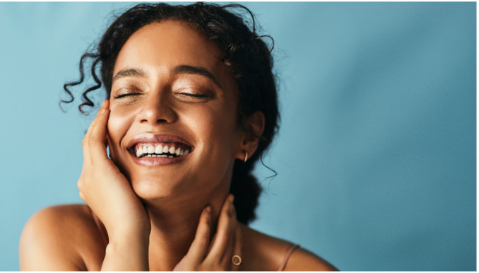 Benefits of Drinking Water for Skin Hydration happy face